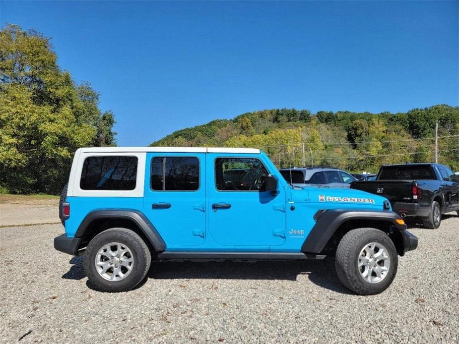 used 2021 Jeep Wrangler Unlimited car, priced at $29,624