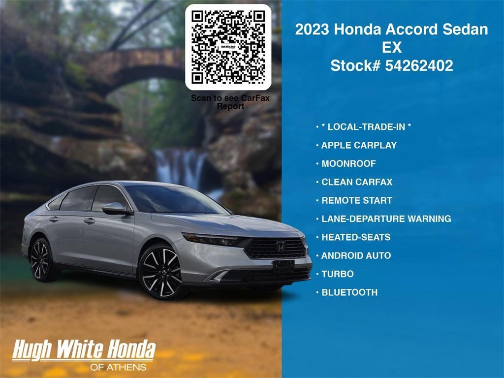 used 2023 Honda Accord car, priced at $25,518