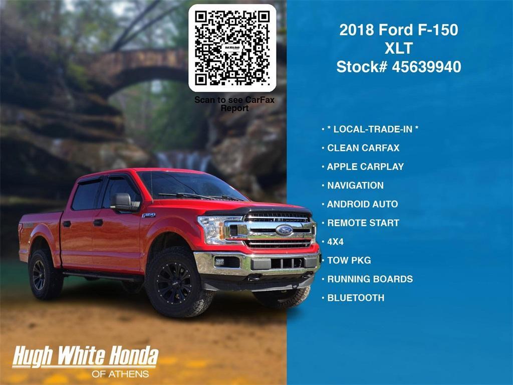 used 2018 Ford F-150 car, priced at $23,998