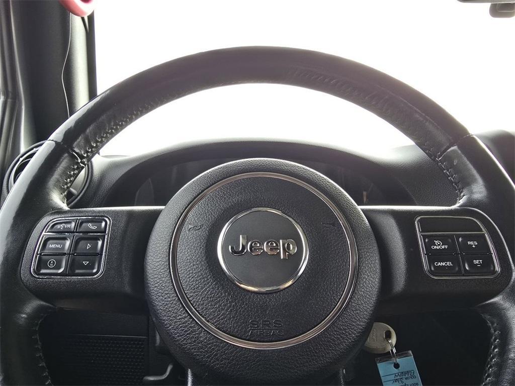 used 2015 Jeep Wrangler Unlimited car, priced at $14,466