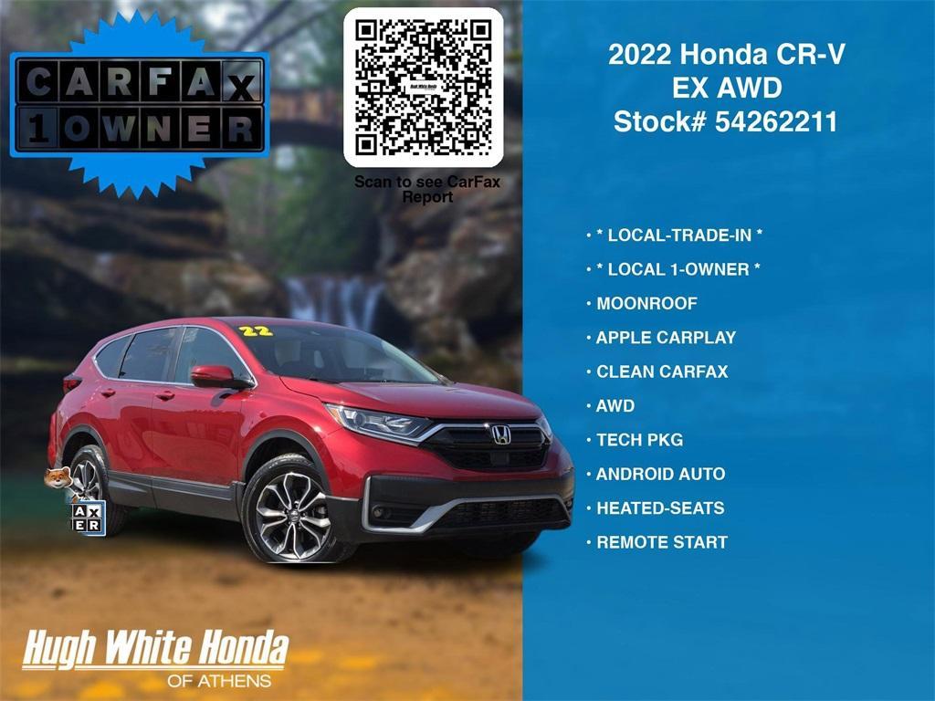 used 2022 Honda CR-V car, priced at $27,567