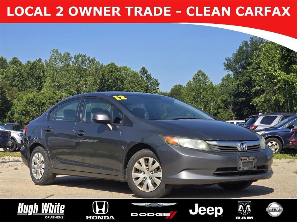 used 2012 Honda Civic car, priced at $3,888