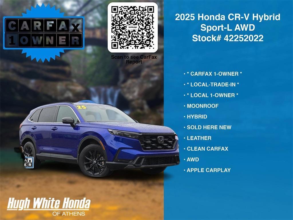 used 2025 Honda CR-V Hybrid car, priced at $35,500
