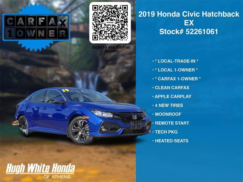 used 2019 Honda Civic car, priced at $20,500