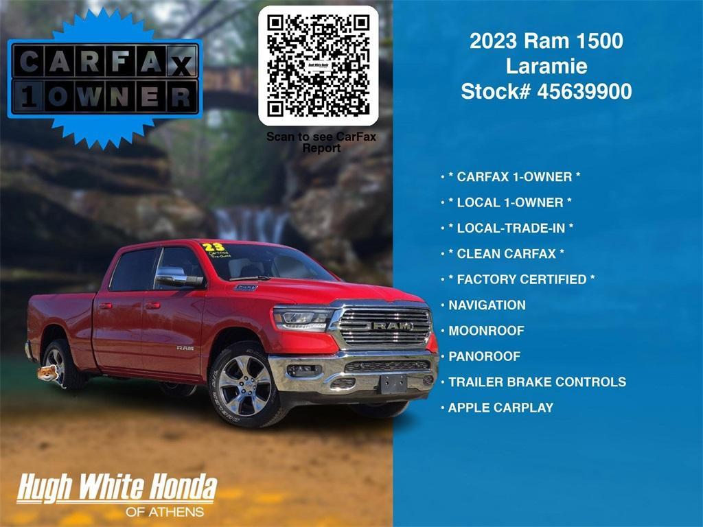 used 2023 Ram 1500 car, priced at $44,500