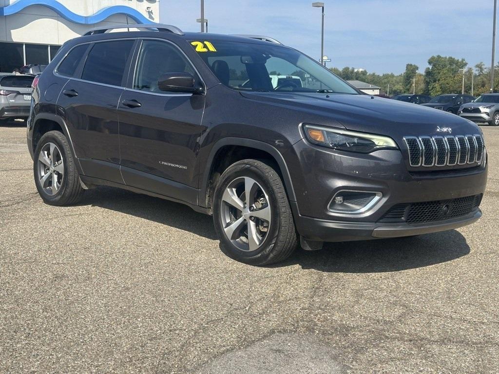 used 2021 Jeep Cherokee car, priced at $19,437