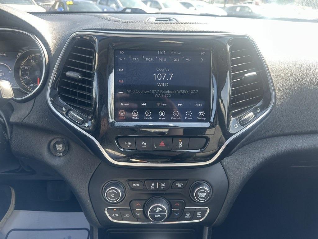 used 2021 Jeep Cherokee car, priced at $19,437
