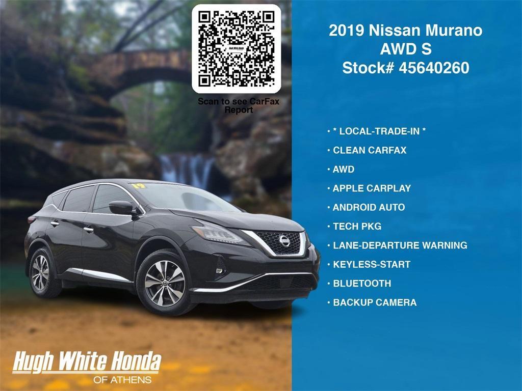 used 2019 Nissan Murano car, priced at $16,763