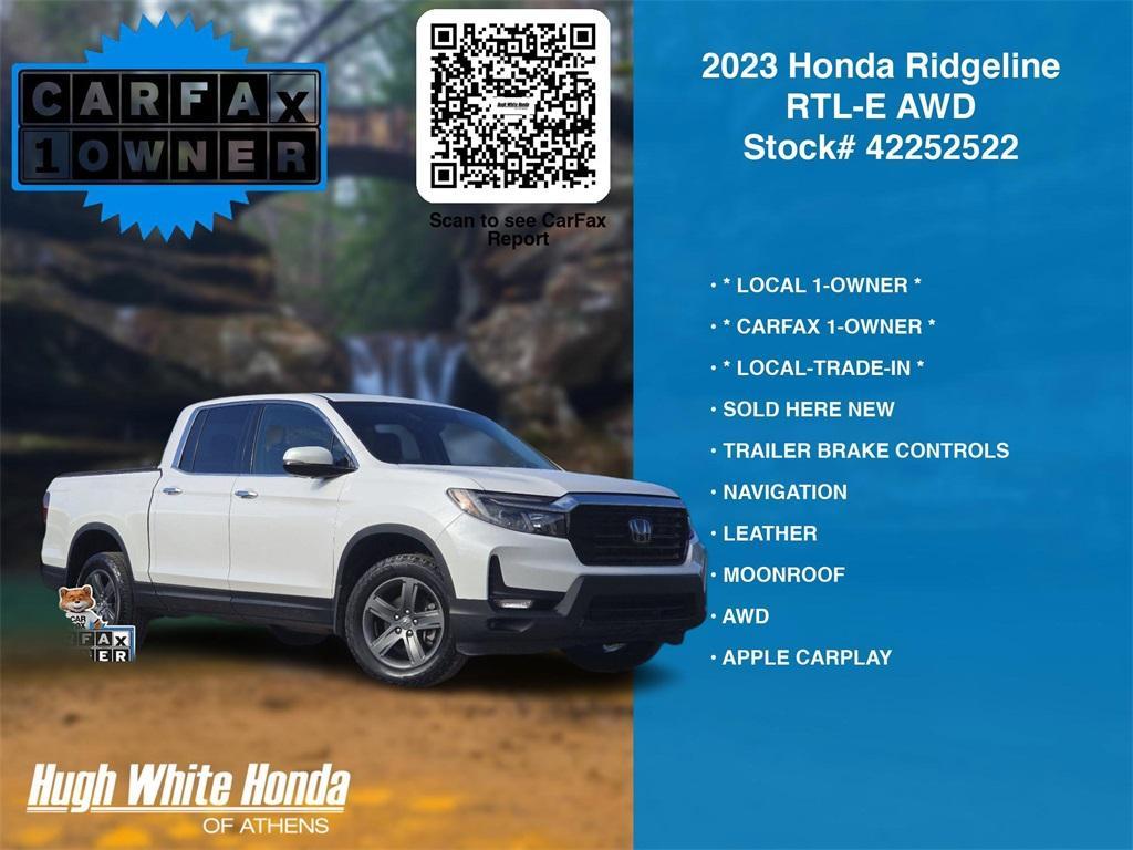 used 2023 Honda Ridgeline car, priced at $32,980