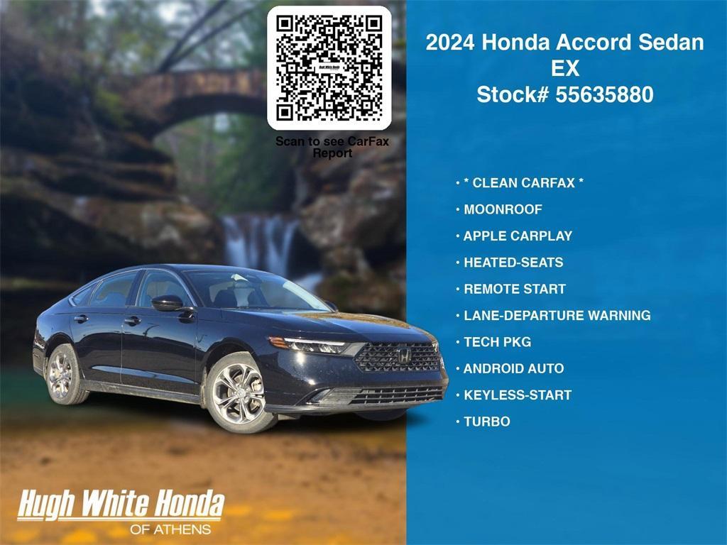 used 2024 Honda Accord car, priced at $26,718