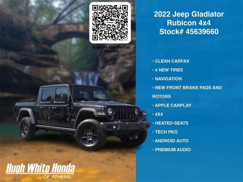 used 2022 Jeep Gladiator car, priced at $29,734