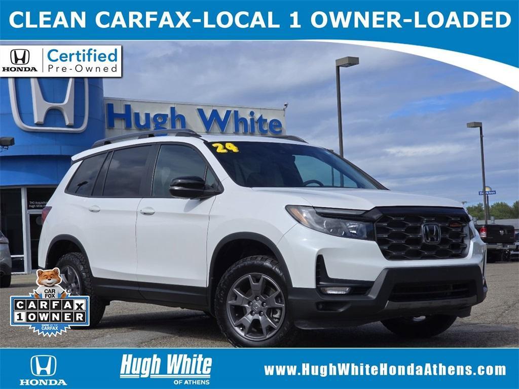 used 2024 Honda Passport car, priced at $36,980