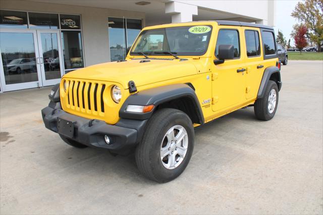 used 2020 Jeep Wrangler Unlimited car, priced at $26,888