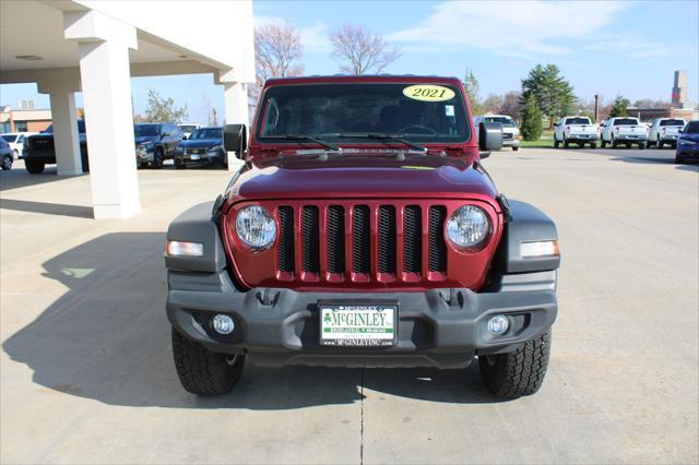 used 2021 Jeep Wrangler car, priced at $27,888