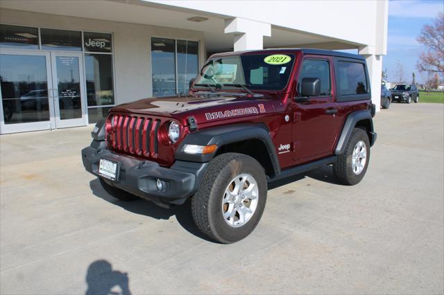 used 2021 Jeep Wrangler car, priced at $27,888