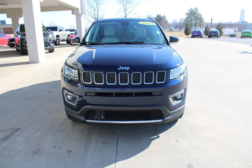 used 2021 Jeep Compass car, priced at $23,610