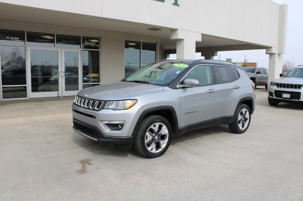 used 2021 Jeep Compass car, priced at $21,460