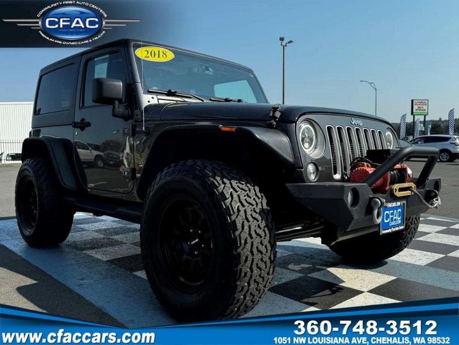 used 2018 Jeep Wrangler JK car, priced at $29,850