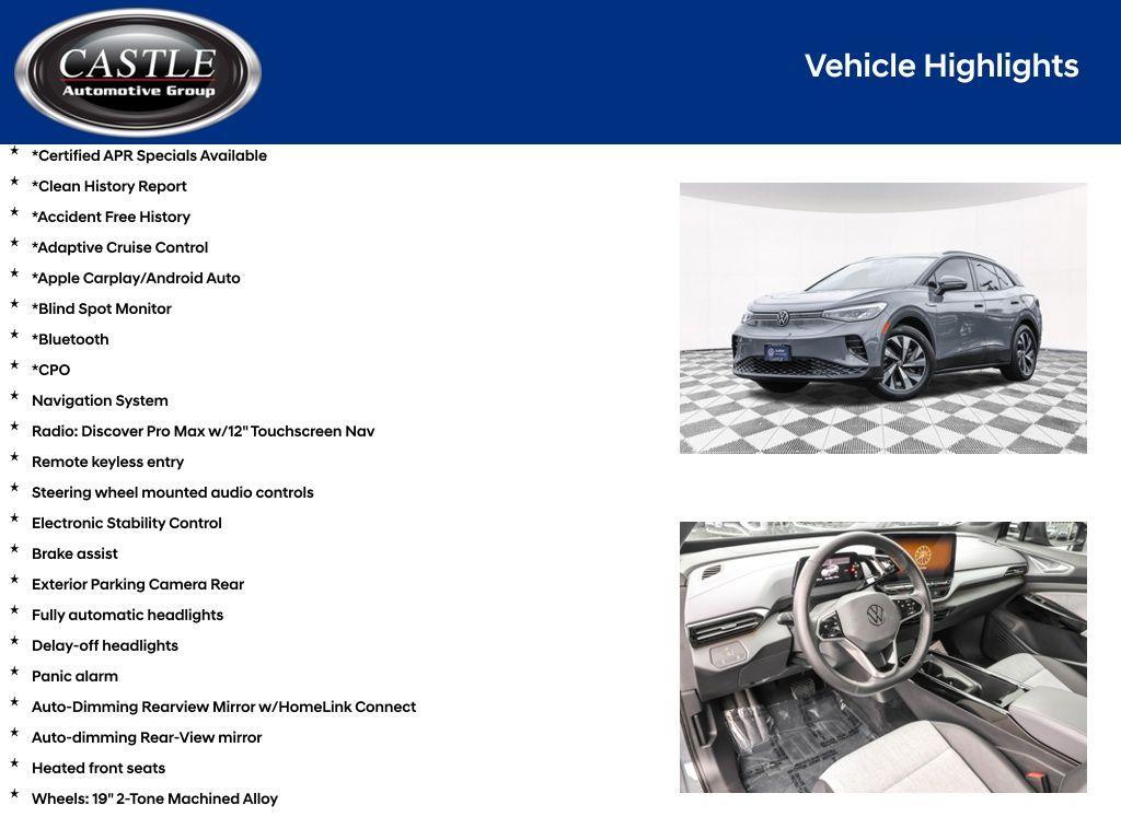 used 2023 Volkswagen ID.4 car, priced at $22,993