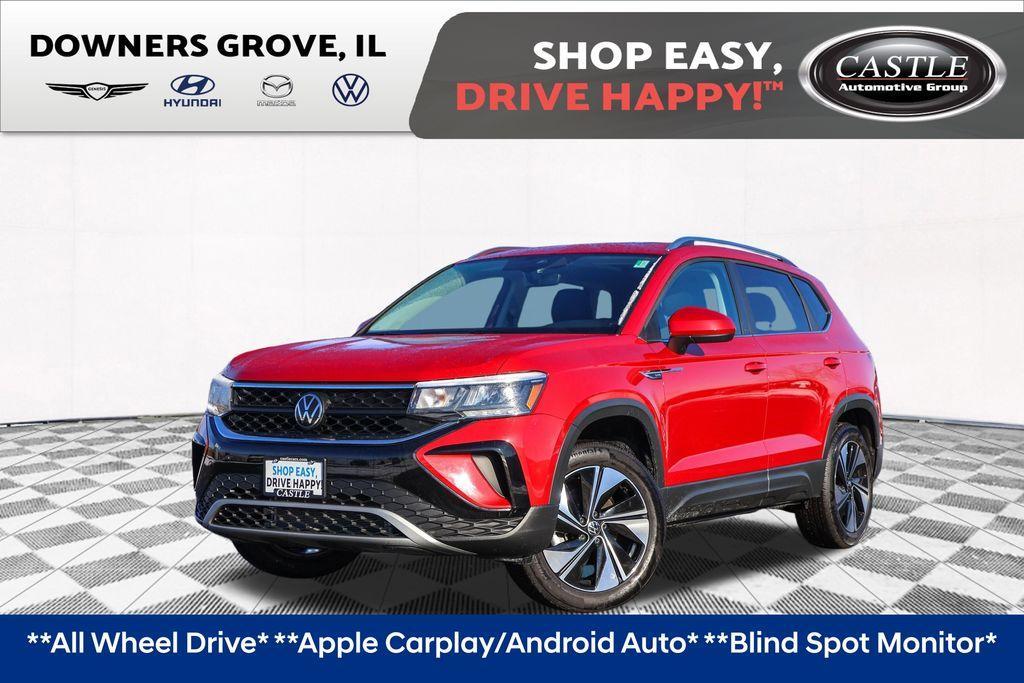 used 2024 Volkswagen Taos car, priced at $25,618
