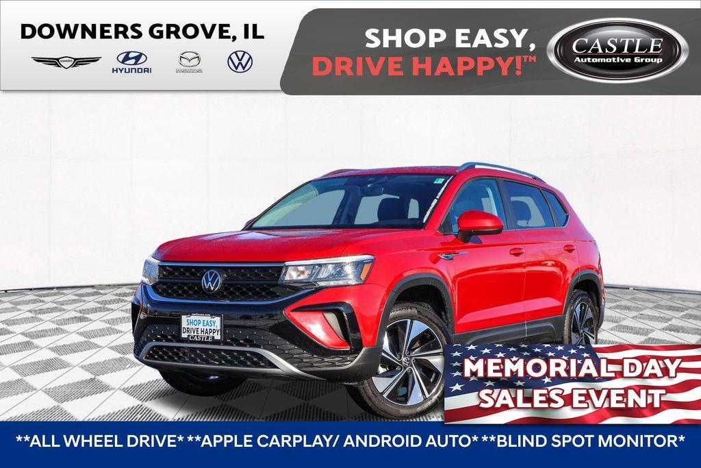 used 2024 Volkswagen Taos car, priced at $25,195