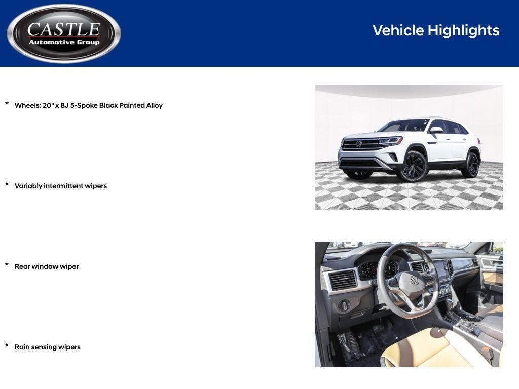 used 2022 Volkswagen Atlas Cross Sport car, priced at $26,613