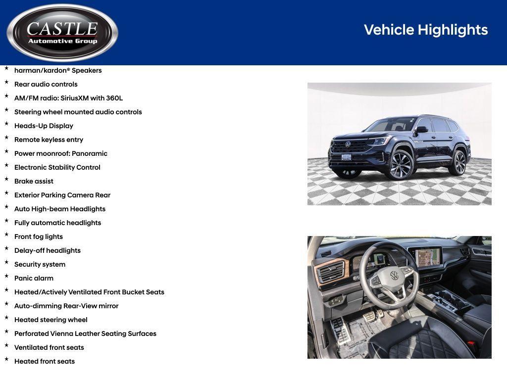 used 2024 Volkswagen Atlas car, priced at $37,565