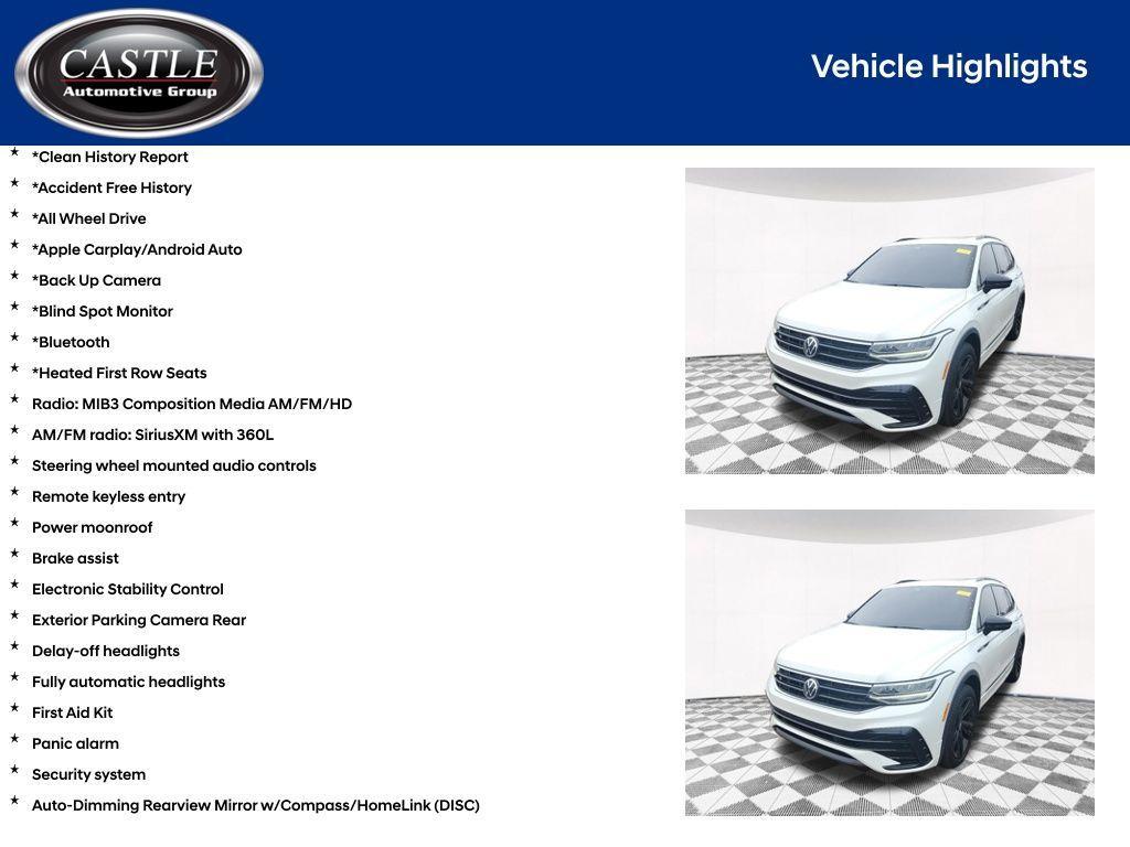 used 2023 Volkswagen Tiguan car, priced at $25,490