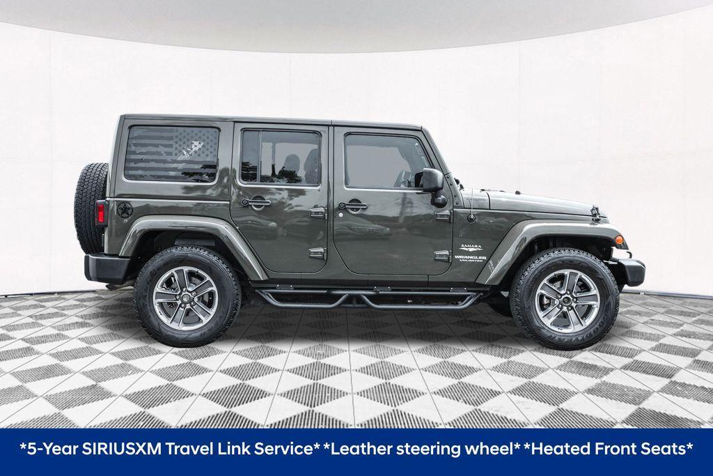 used 2015 Jeep Wrangler Unlimited car, priced at $19,528