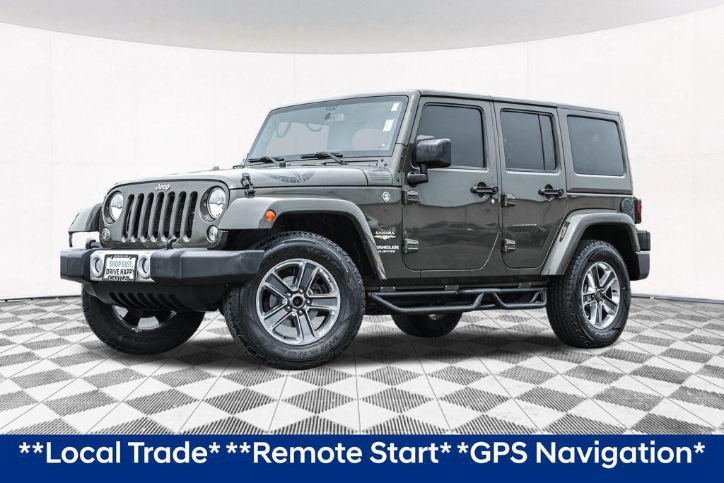 used 2015 Jeep Wrangler Unlimited car, priced at $19,528