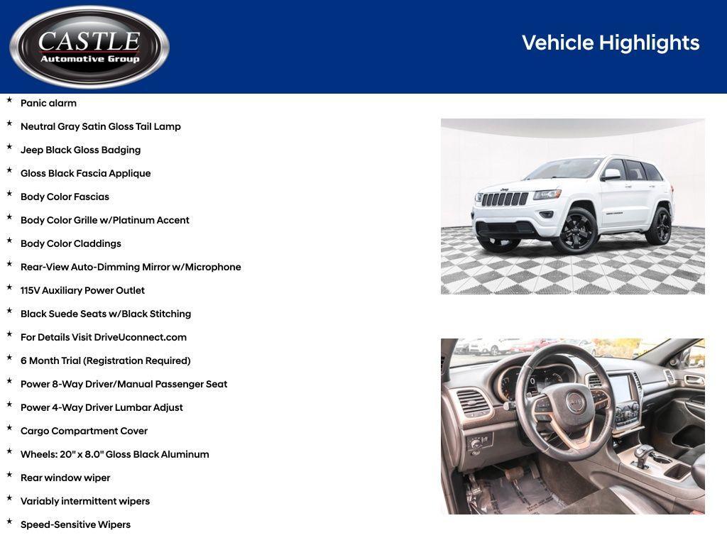 used 2015 Jeep Grand Cherokee car, priced at $15,694