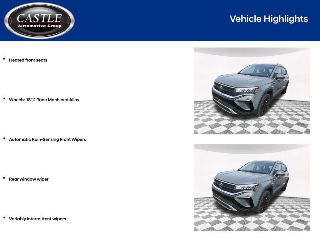 used 2022 Volkswagen Taos car, priced at $21,857