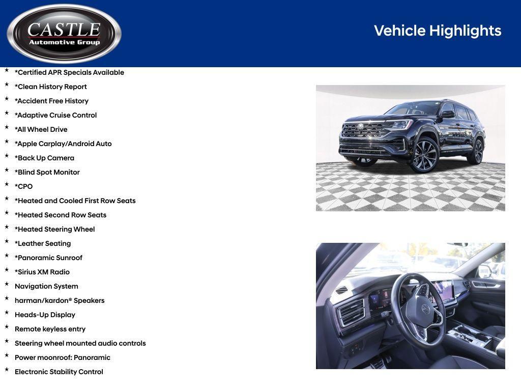 used 2025 Volkswagen Atlas car, priced at $45,113