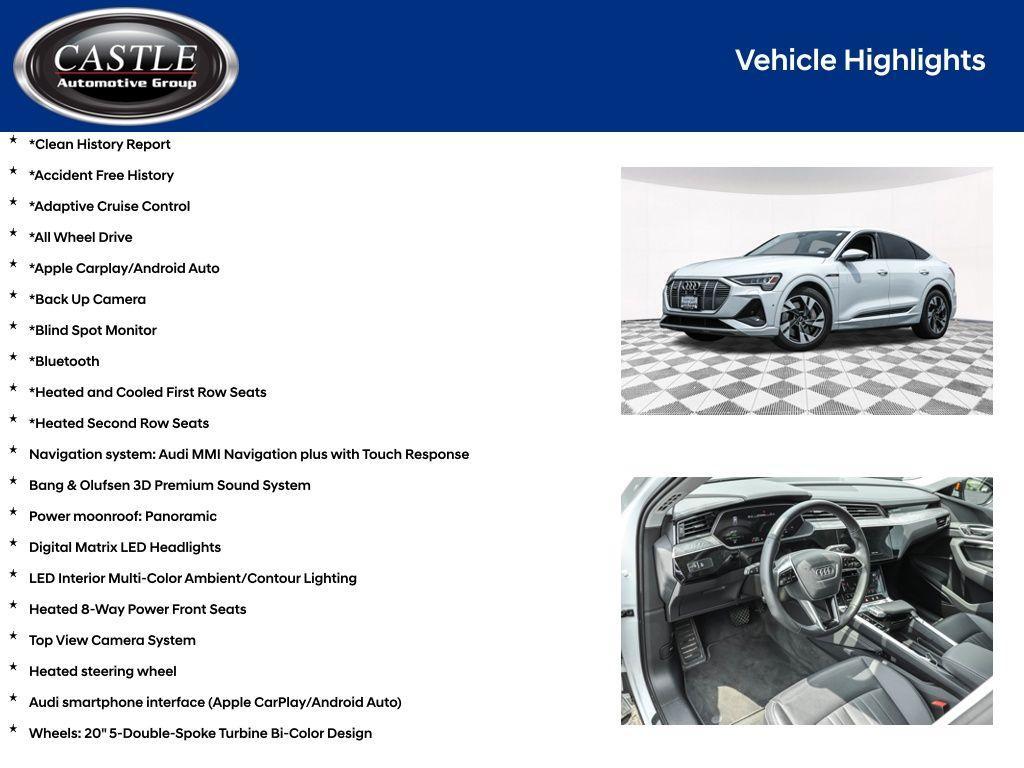 used 2022 Audi e-tron car, priced at $35,925