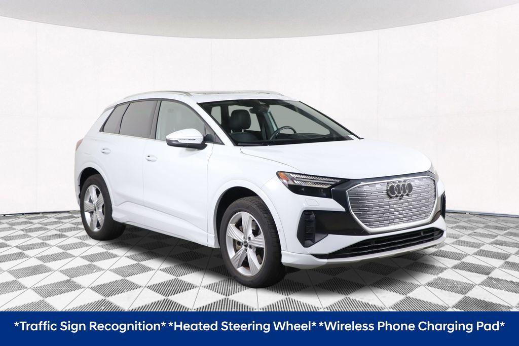 used 2022 Audi Q4 e-tron car, priced at $27,995