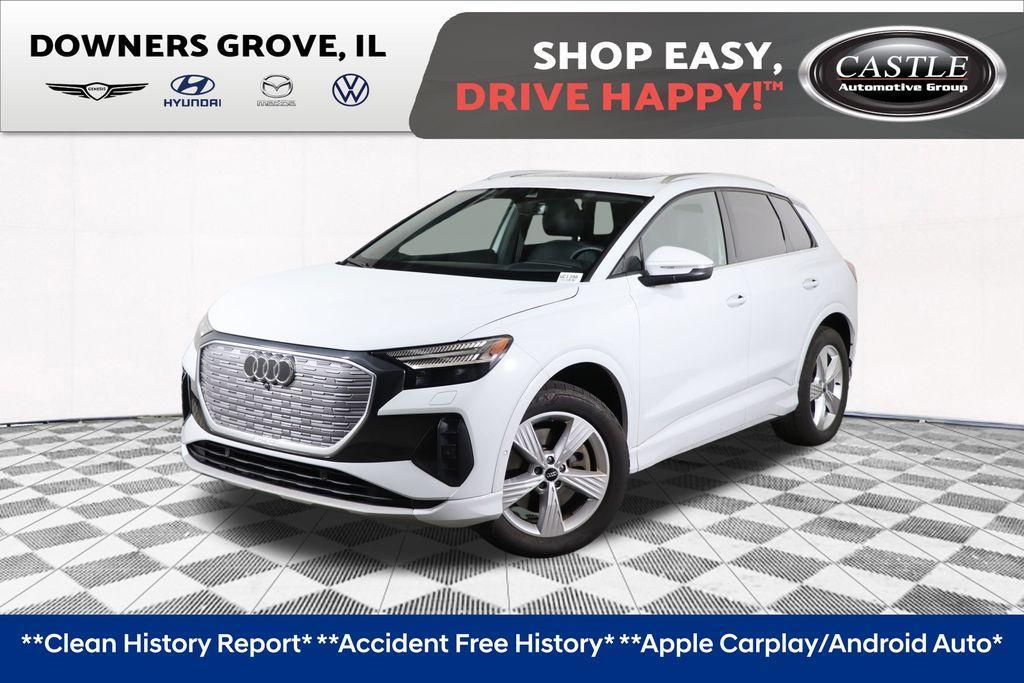 used 2022 Audi Q4 e-tron car, priced at $27,995