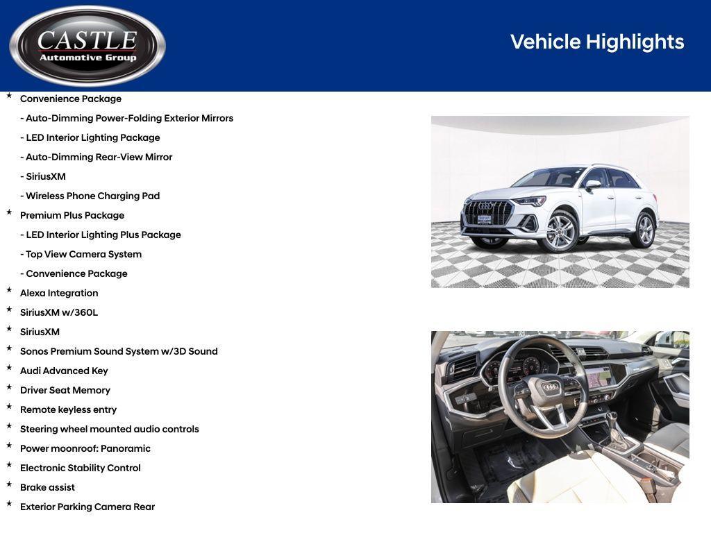 used 2024 Audi Q3 car, priced at $31,933