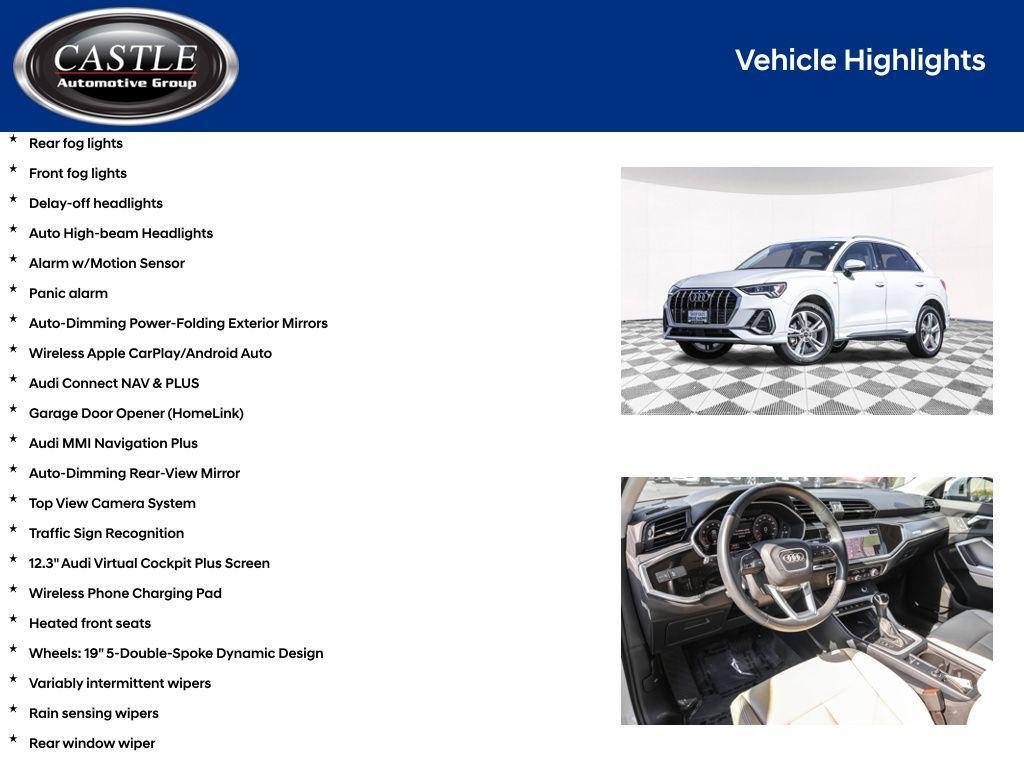 used 2024 Audi Q3 car, priced at $31,933