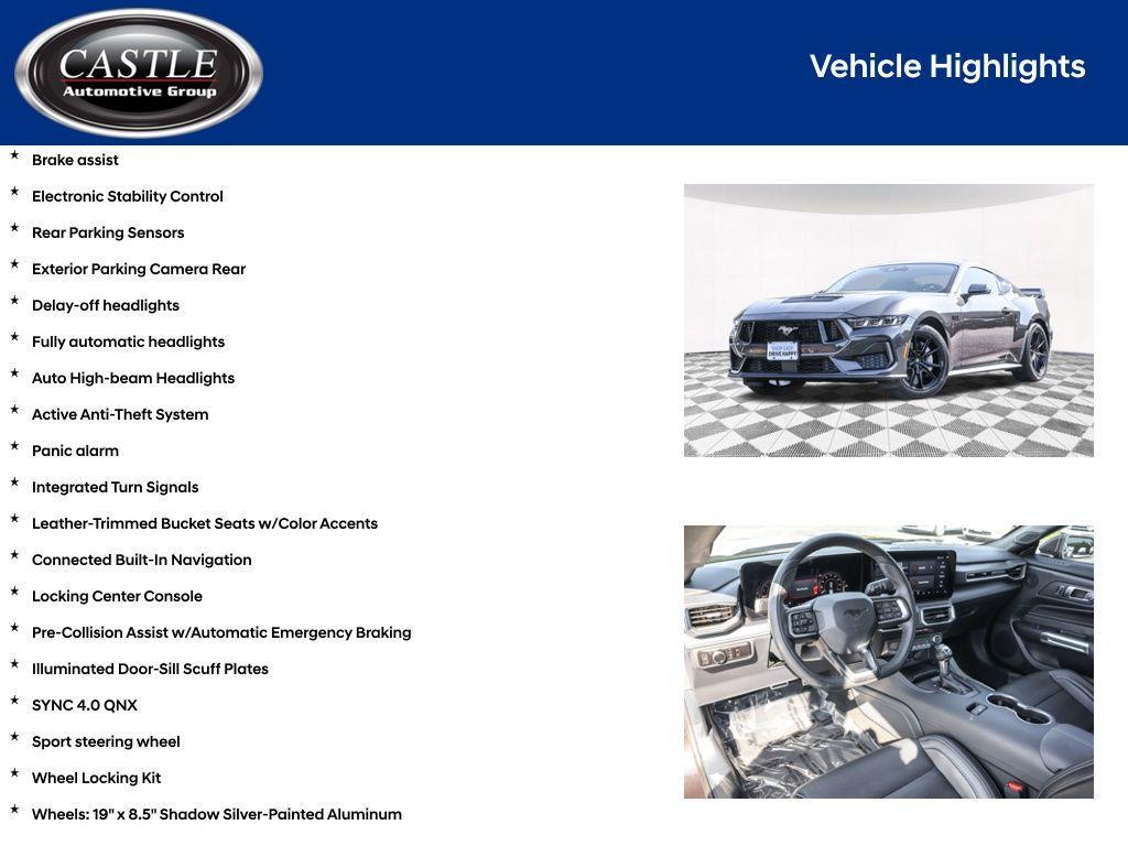 used 2024 Ford Mustang car, priced at $47,985