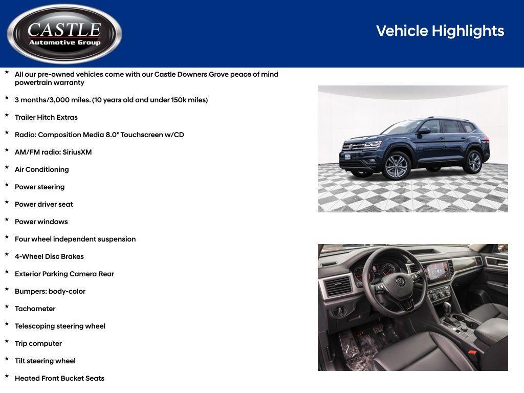 used 2018 Volkswagen Atlas car, priced at $15,589
