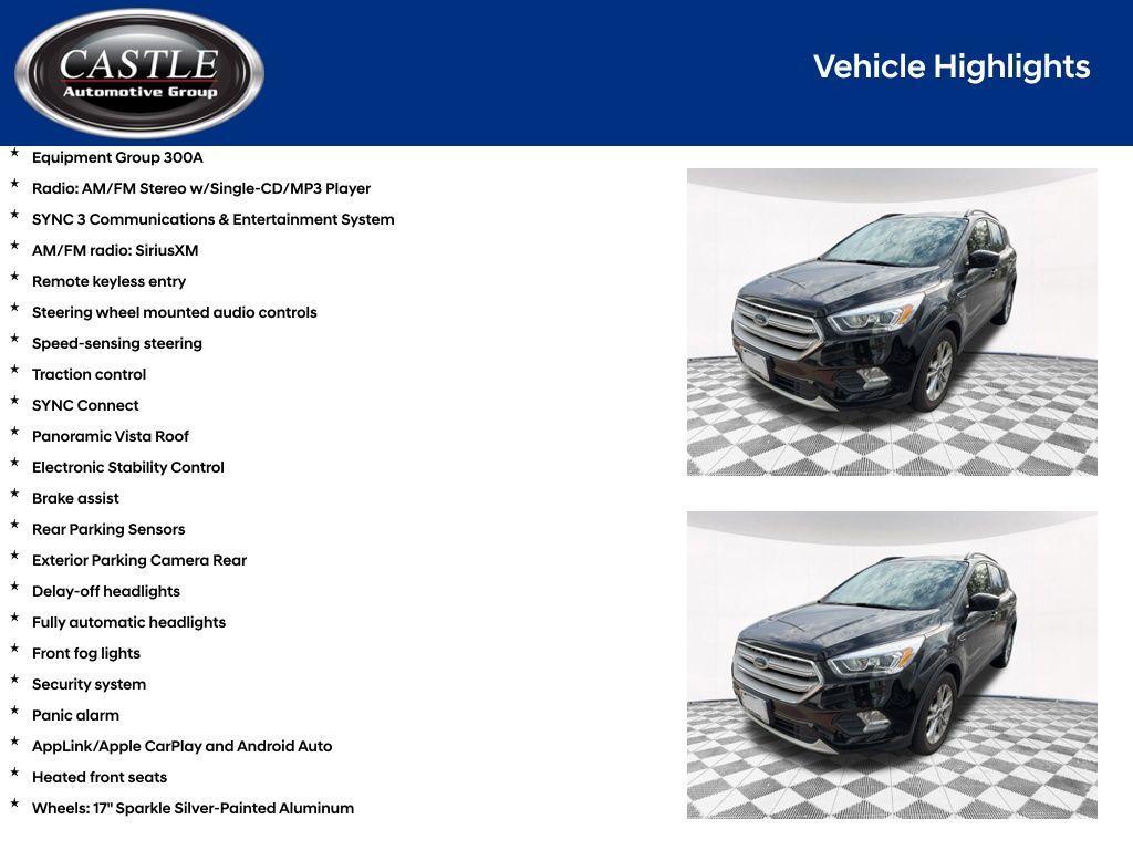 used 2018 Ford Escape car, priced at $11,833