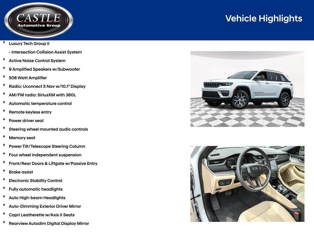 used 2024 Jeep Grand Cherokee car, priced at $44,334