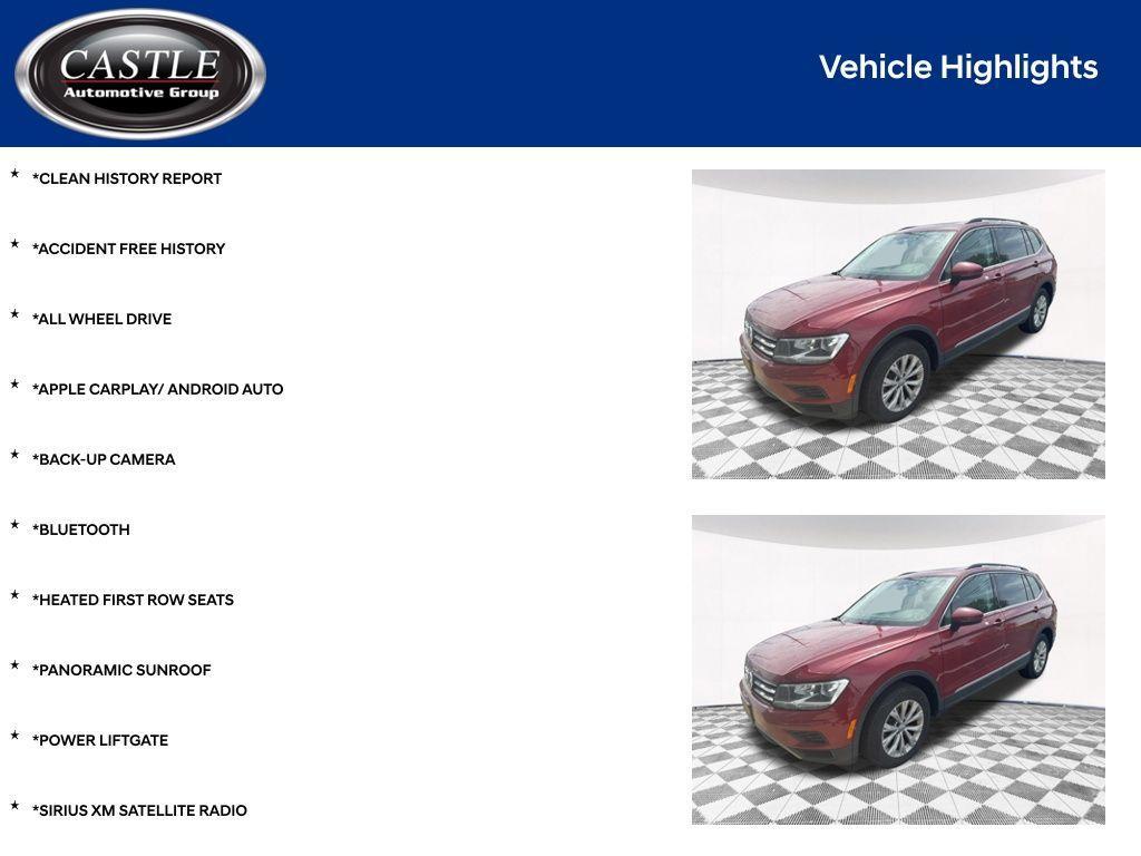 used 2018 Volkswagen Tiguan car, priced at $16,110