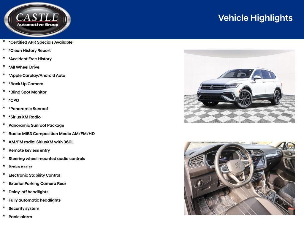 used 2024 Volkswagen Tiguan car, priced at $27,486