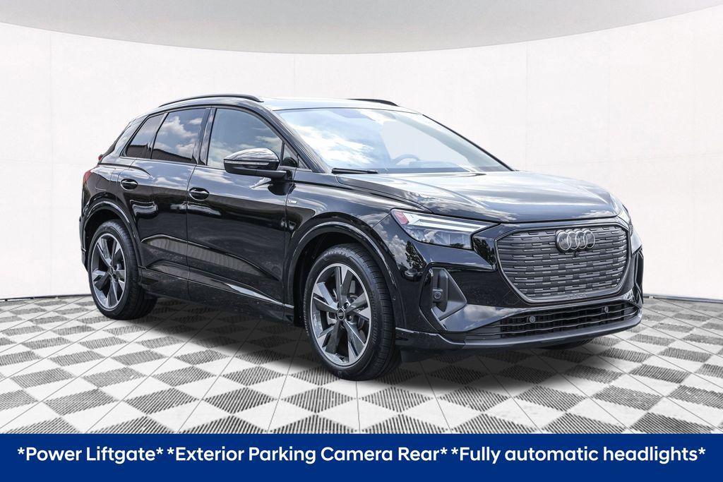 used 2024 Audi Q4 e-tron car, priced at $39,995