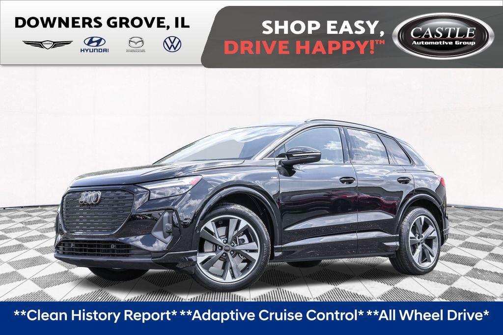 used 2024 Audi Q4 e-tron car, priced at $42,655