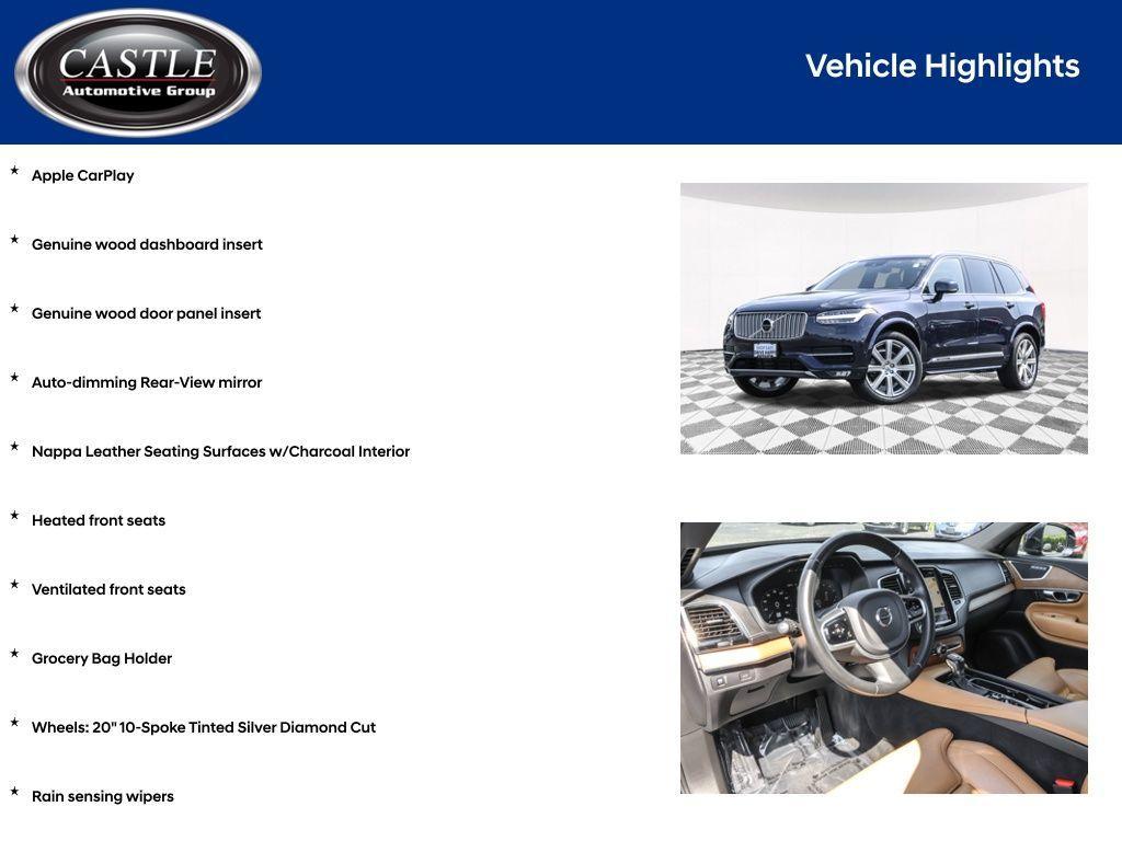 used 2017 Volvo XC90 car, priced at $23,457