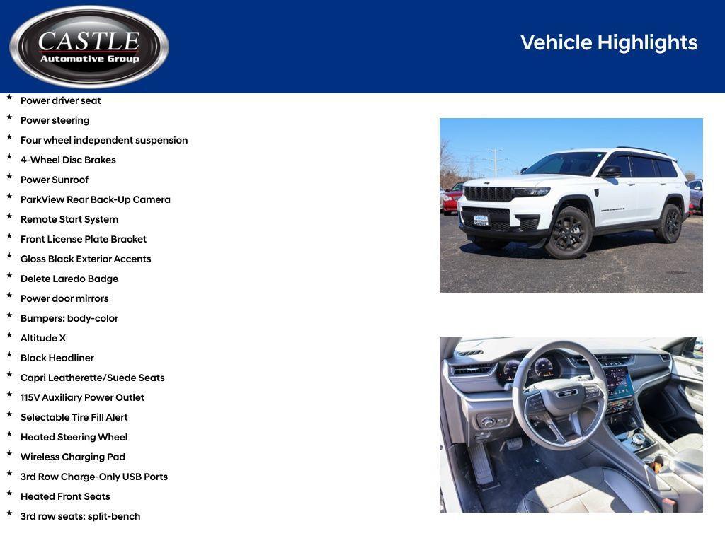used 2025 Jeep Grand Cherokee L car, priced at $42,000