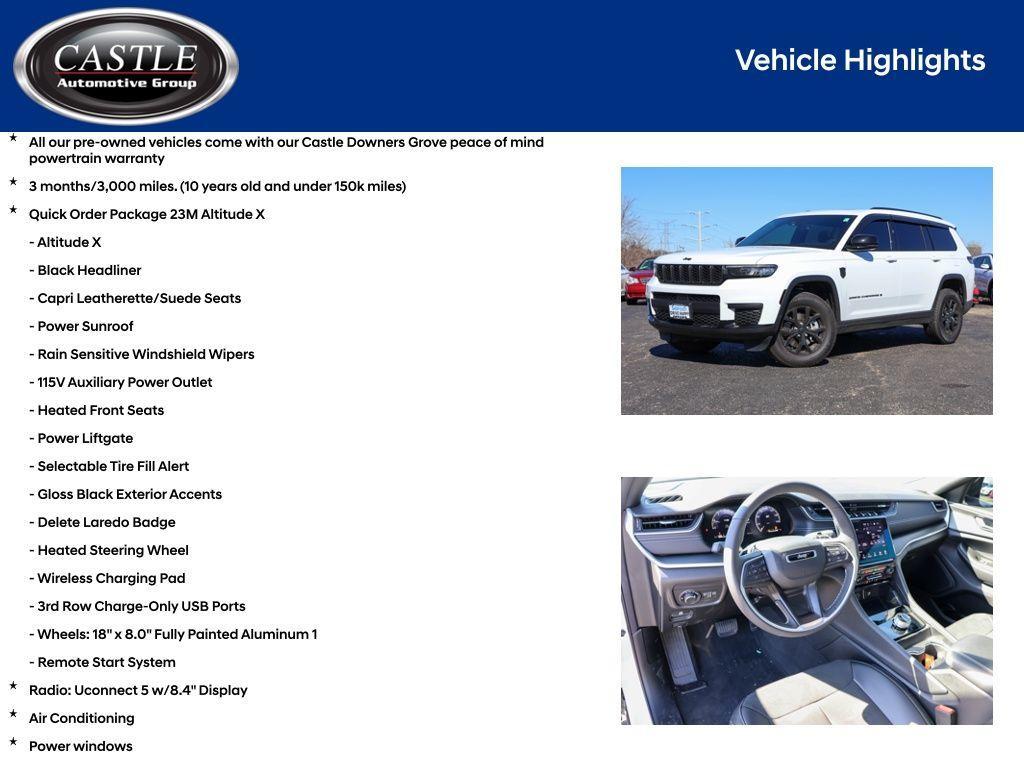 used 2025 Jeep Grand Cherokee L car, priced at $42,000