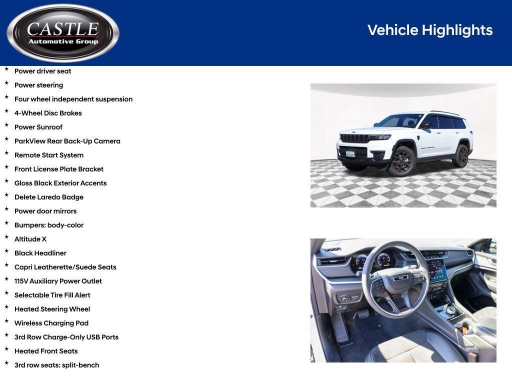 used 2025 Jeep Grand Cherokee L car, priced at $41,889